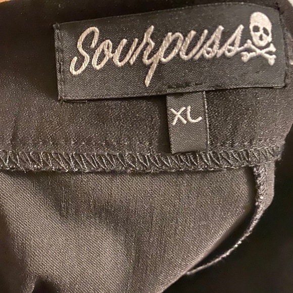 Sourpuss Black Circle Skirt - Picture 2 of 5